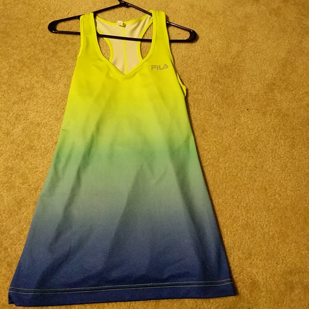 Fila Ombre Workout Tank Top, Size Small